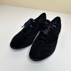 Born Black Suede Women’s Oxford Dress Shoes - Size 8.5M